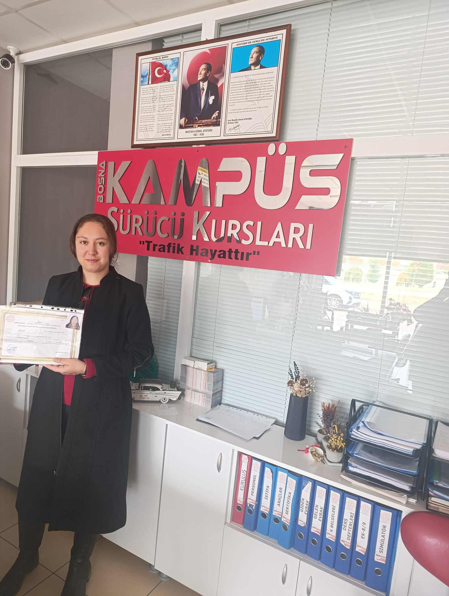 Belgesini Almış Kursiyerlerimiz